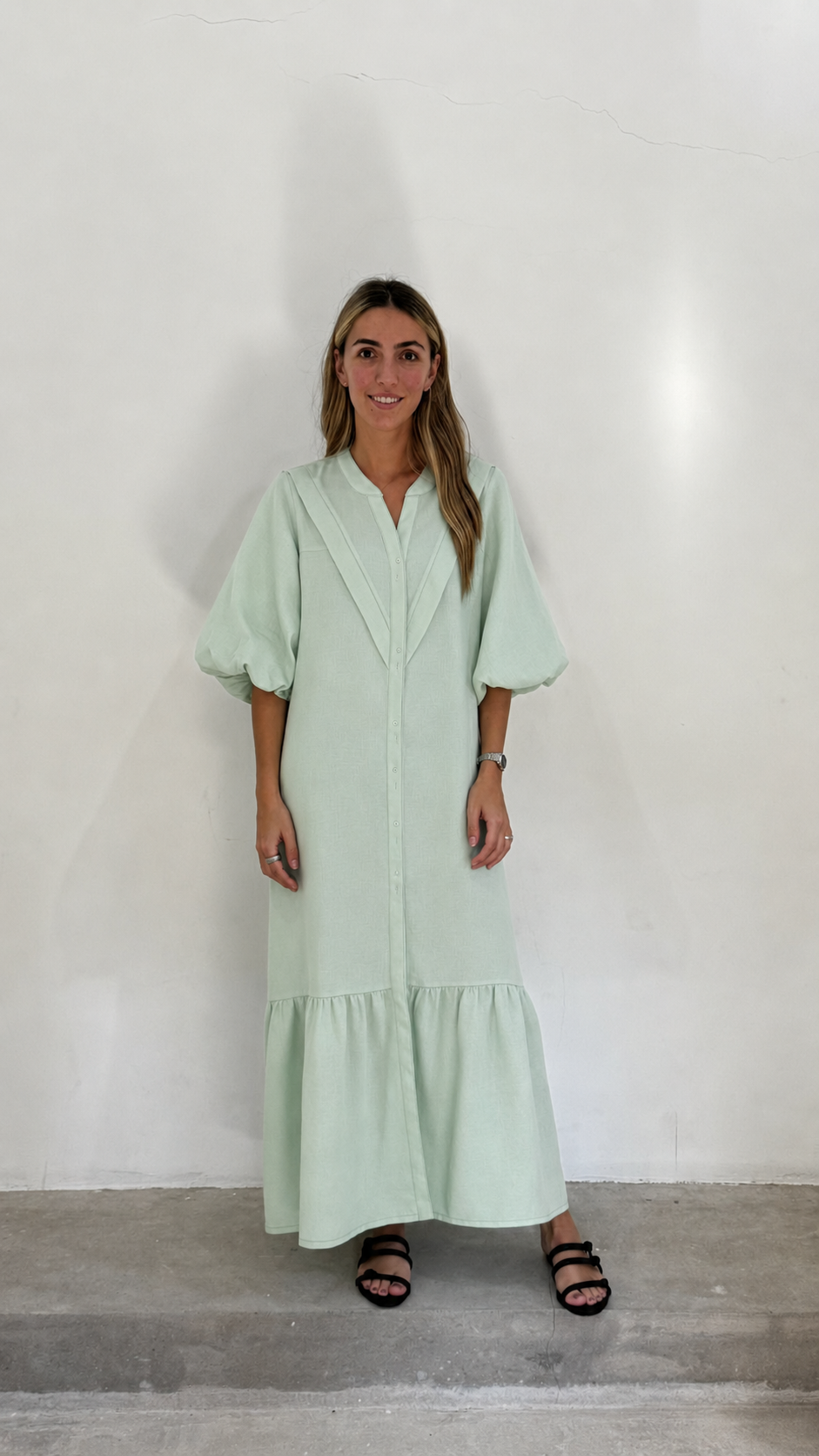 Valeria Dress Matcha