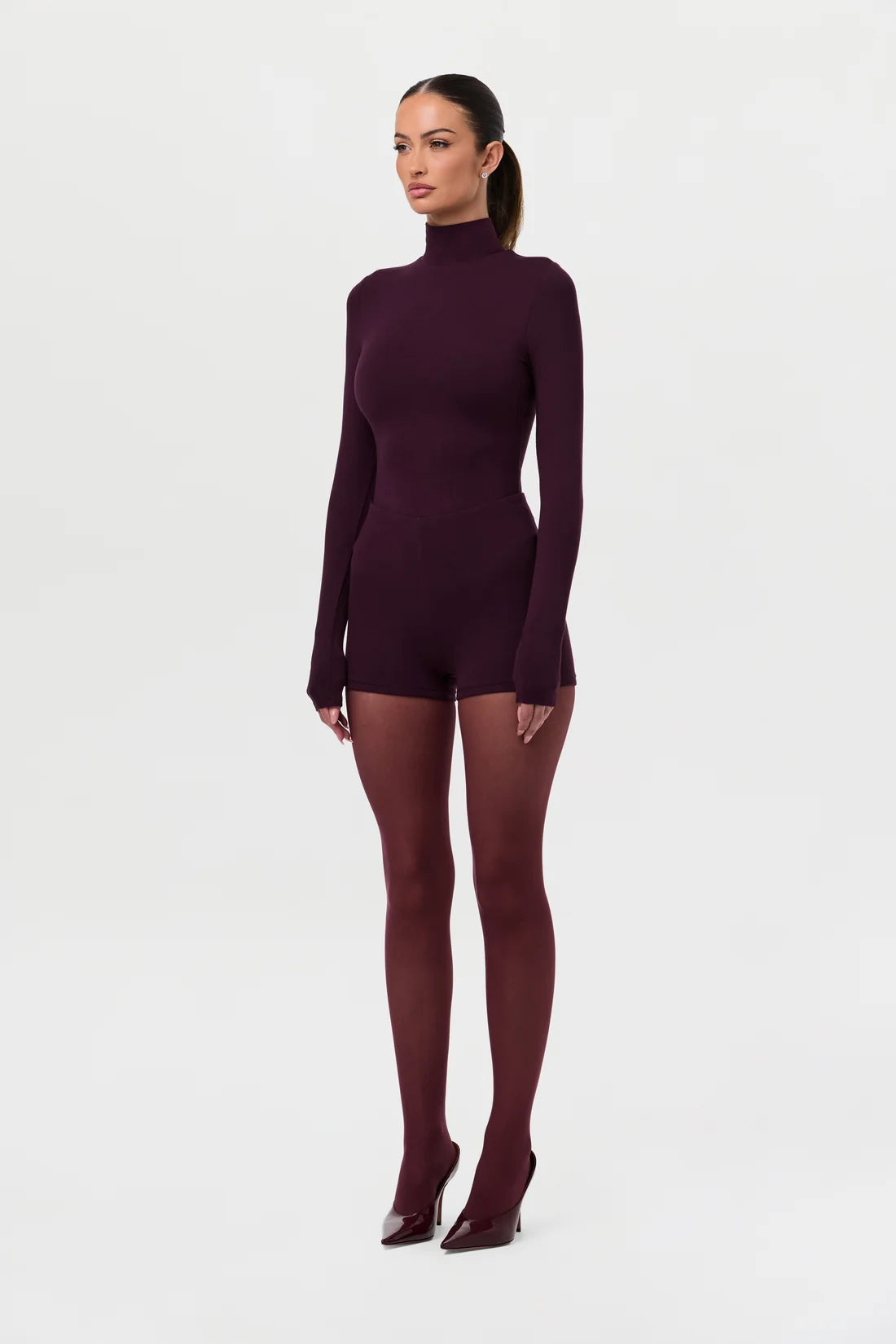 Butter Turtleneck Contour Bodysuit - multi