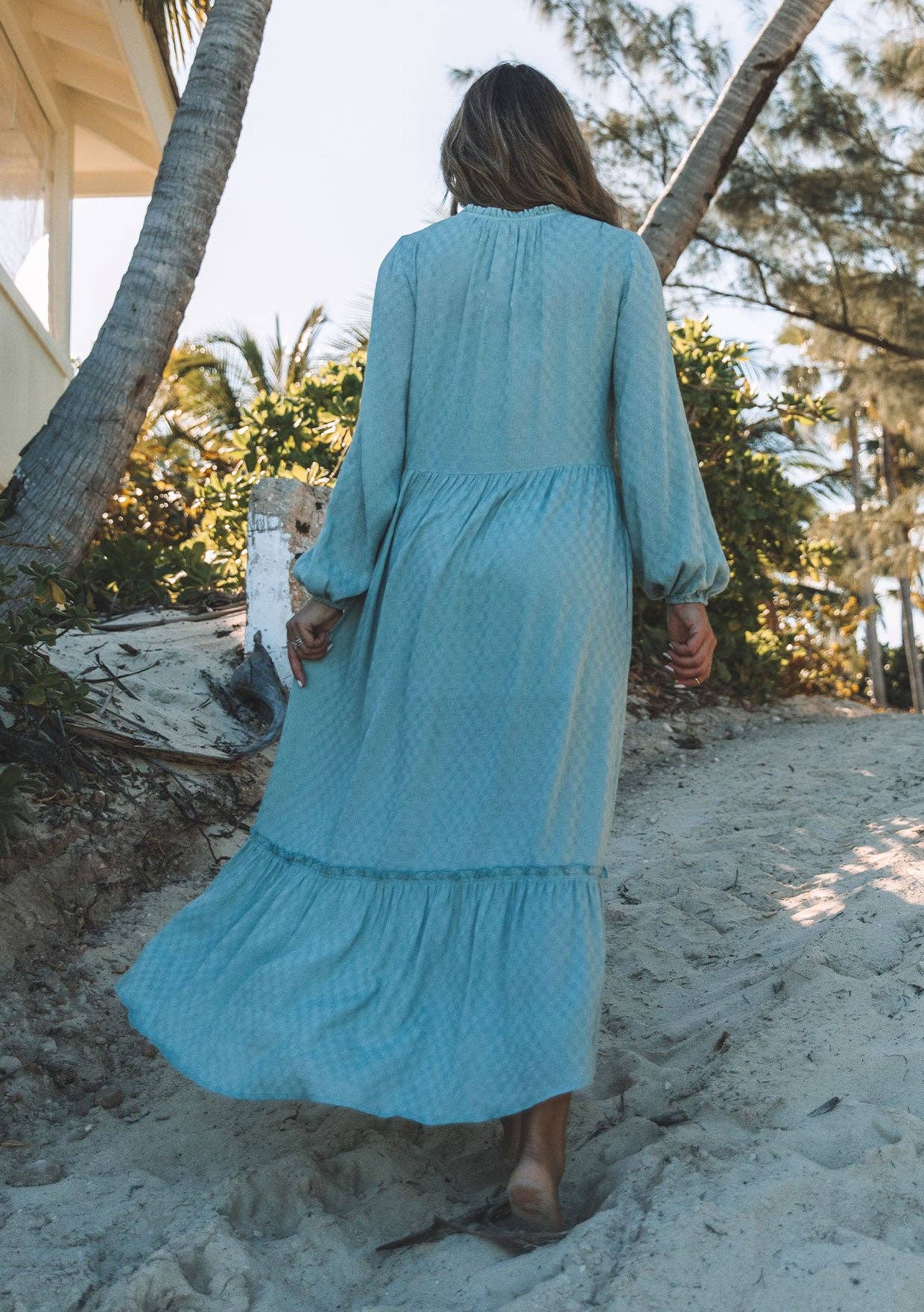 Jacqui Maxi Dress - Dusty Teal