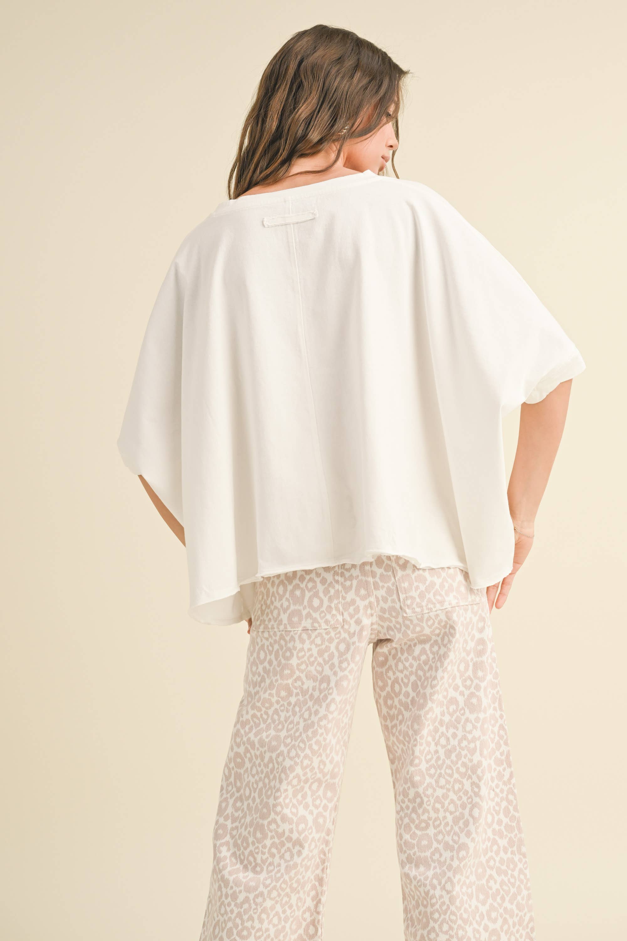 Favorite White T - multi