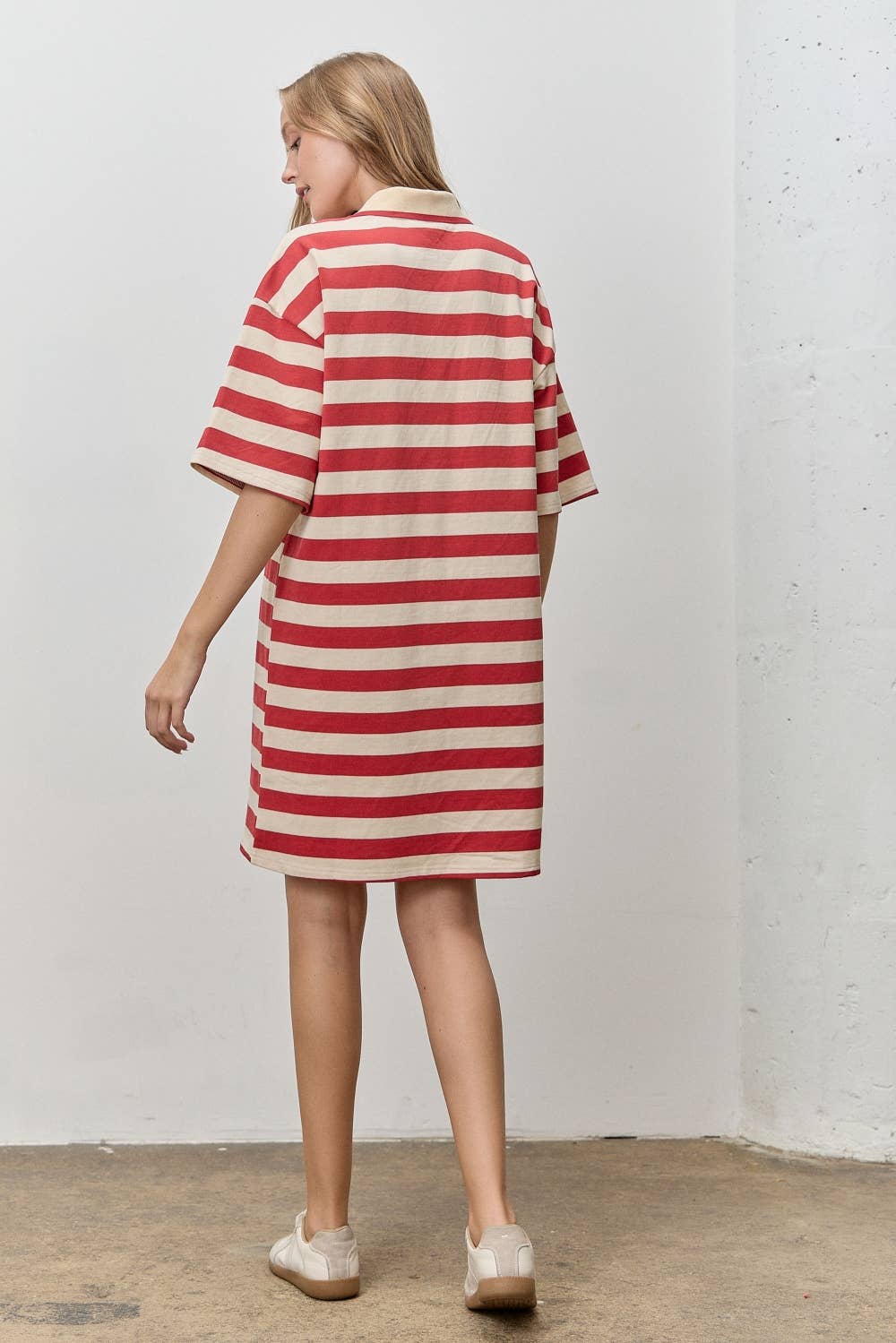 Polo Shirt Dress - Multi