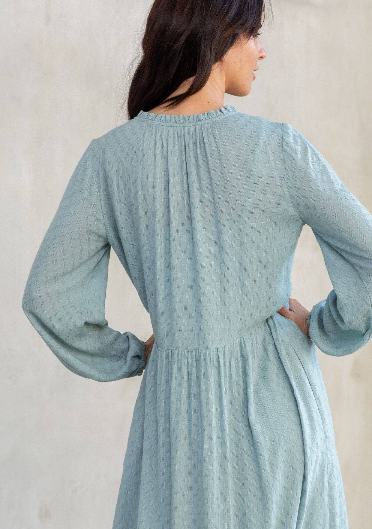 Jacqui Maxi Dress - Dusty Teal