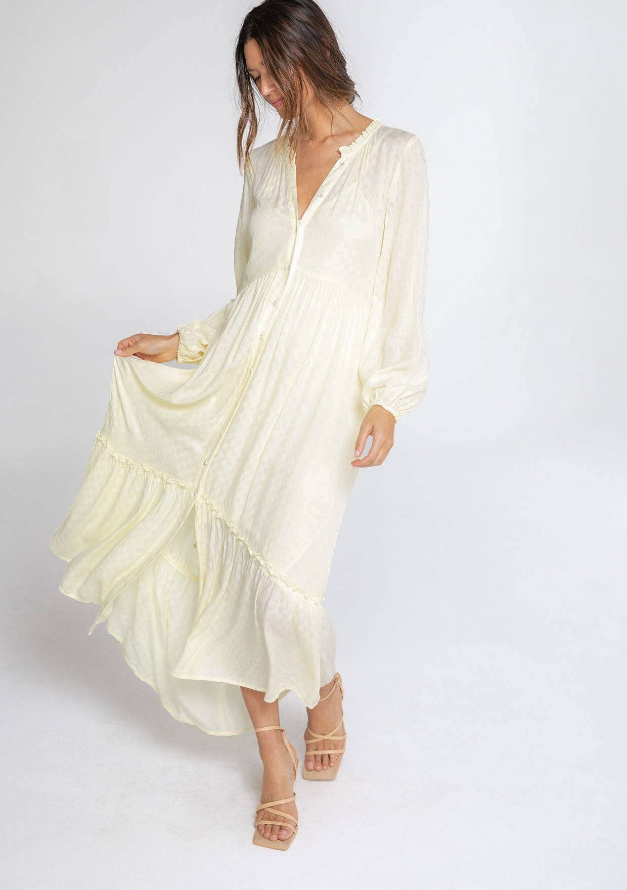 Jacqui Maxi Dress - Lemondrop