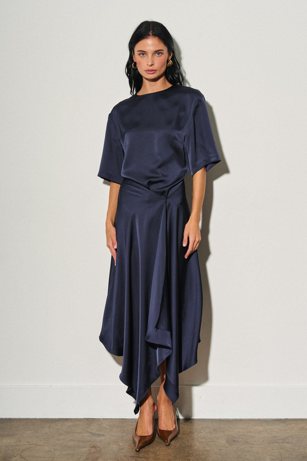Veronika Dress Navy