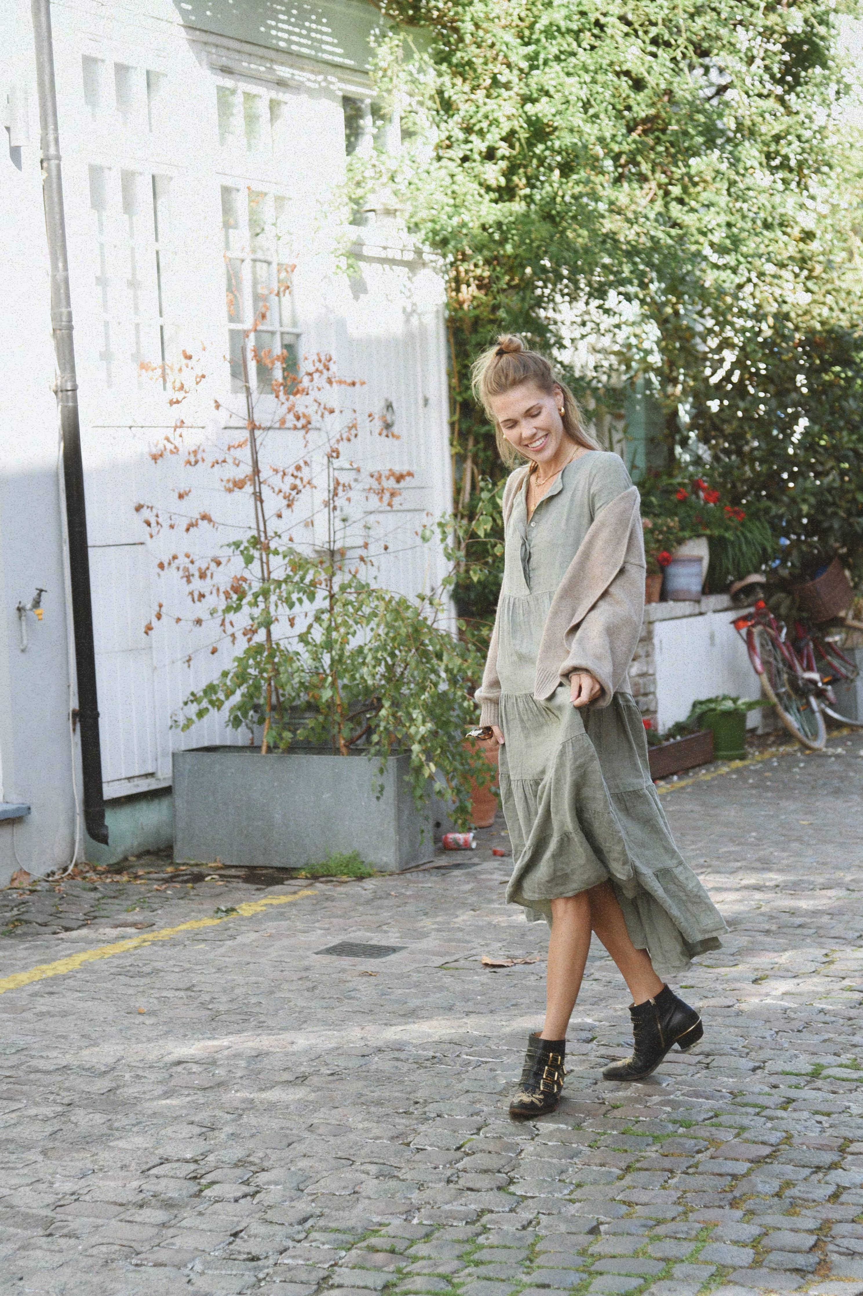 The Mara Dress - Eucalyptus