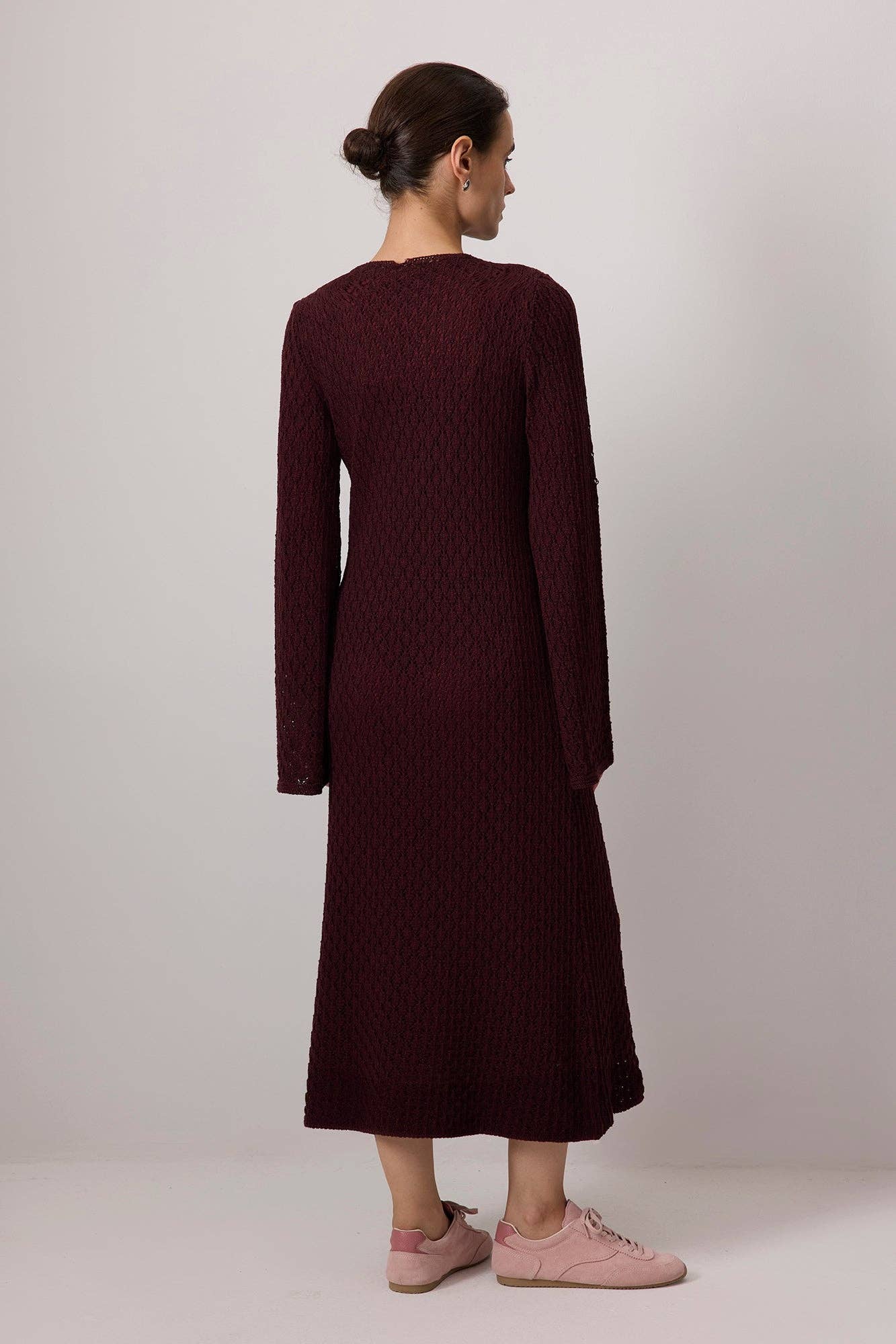 Mira Knit Dress Wine