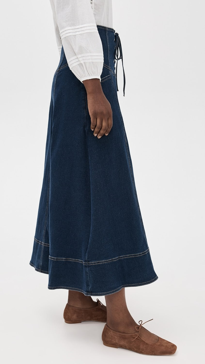 Milan Denim Skirt