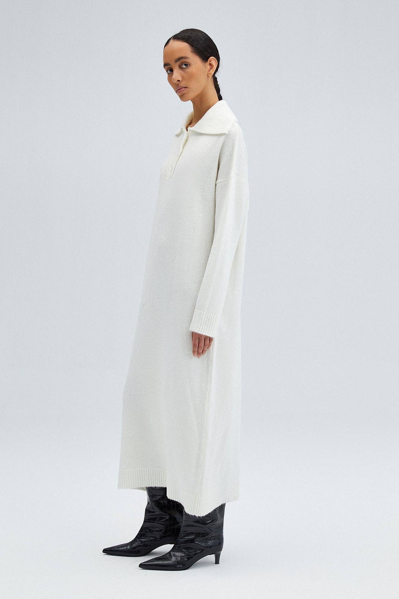 Polo Maxi Dress - Stone