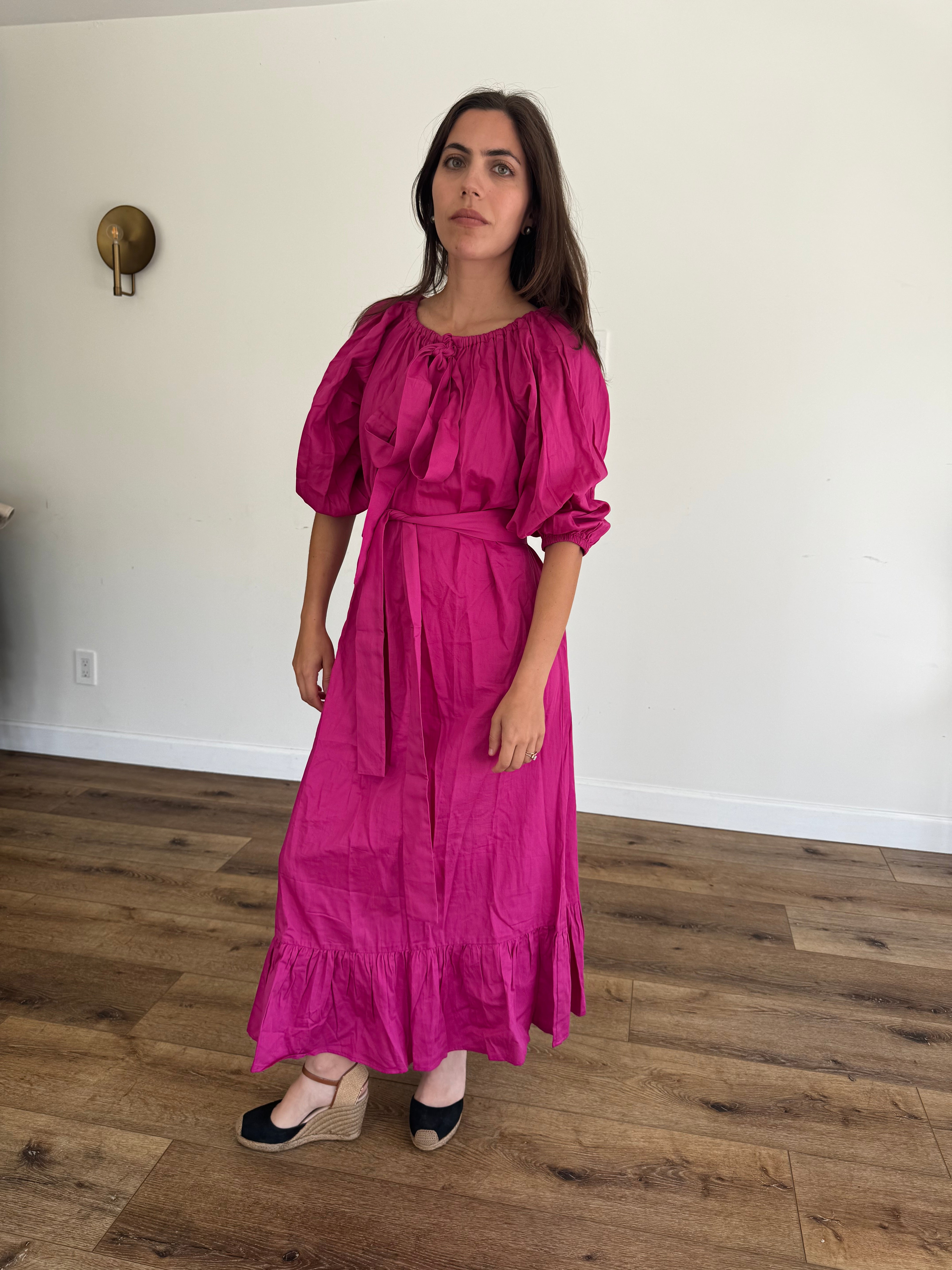Gabriella Maxi Dress - Fuschia