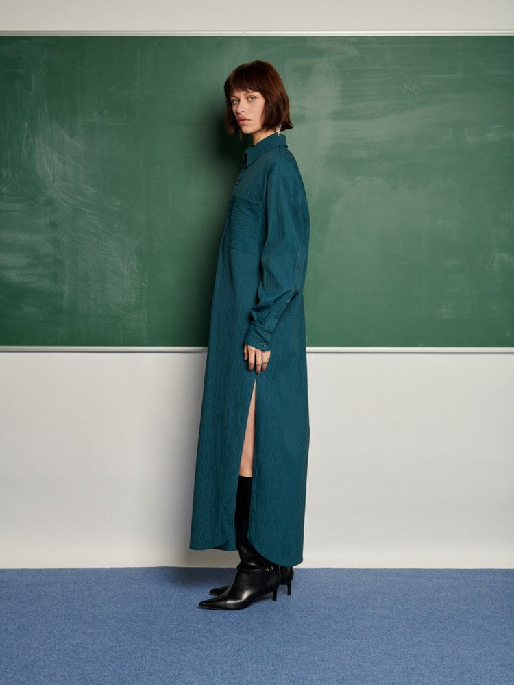 Indira Maxi Shirtdress