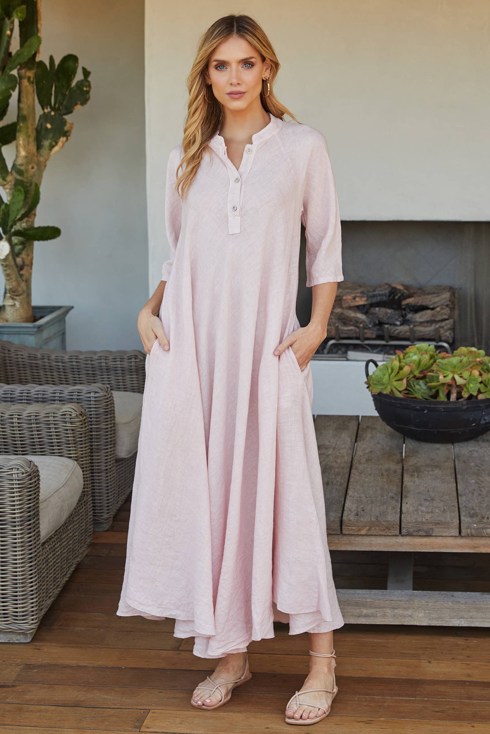 Blanca Linen Dress