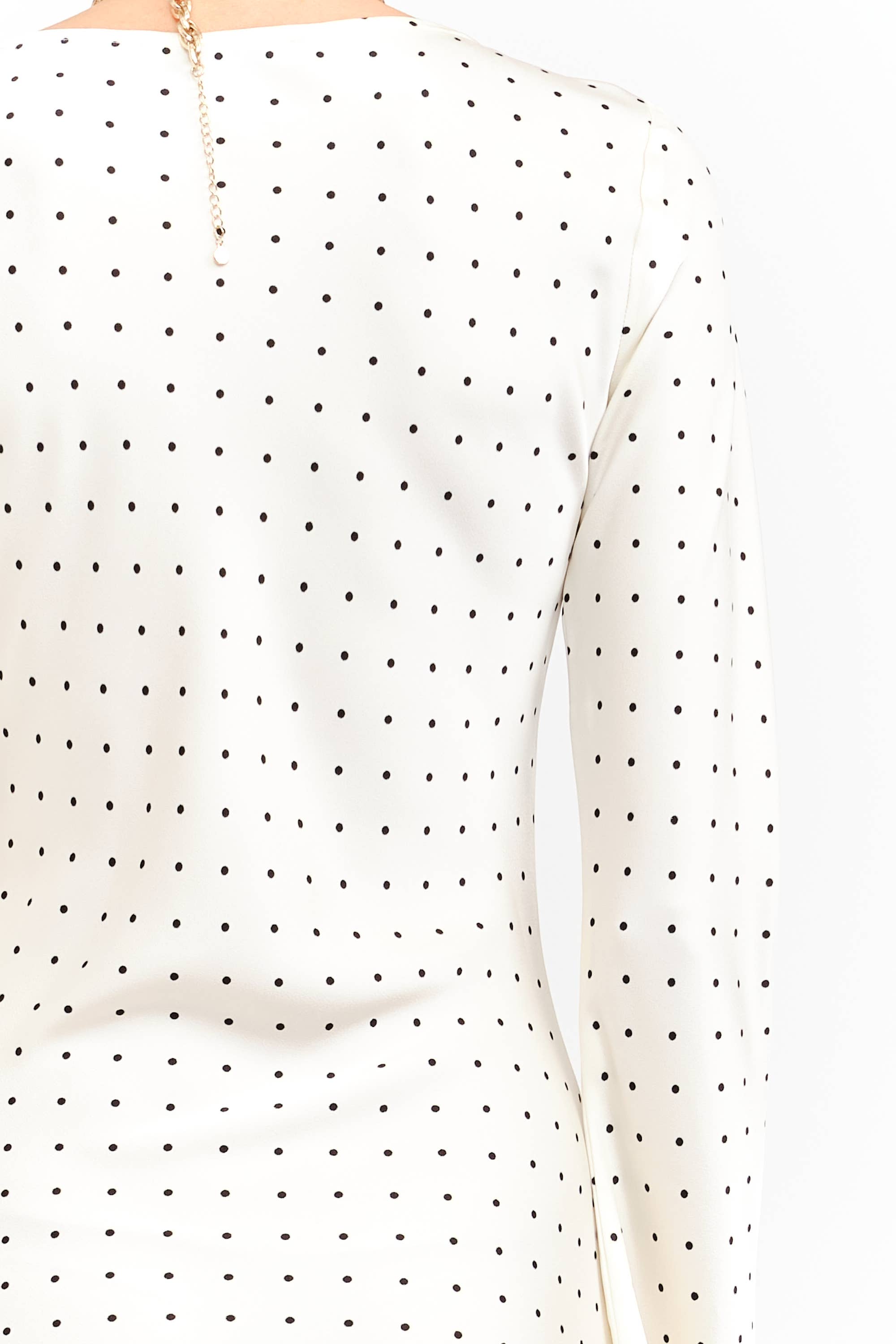 Georgie Cream Dot Dress