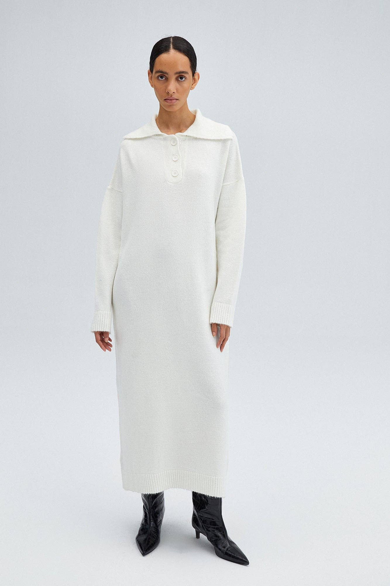 Polo Maxi Dress - Stone