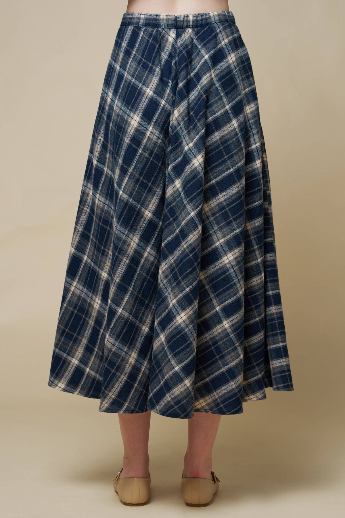 Ralph Plaid Maxi Skirt