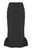 Ruched Mermaid Black Skirt