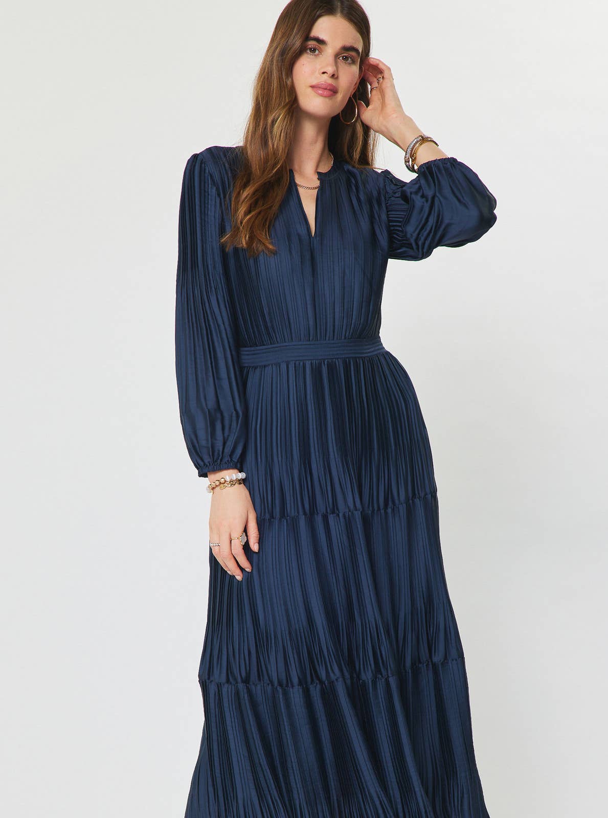 Leonie Pleated Dress