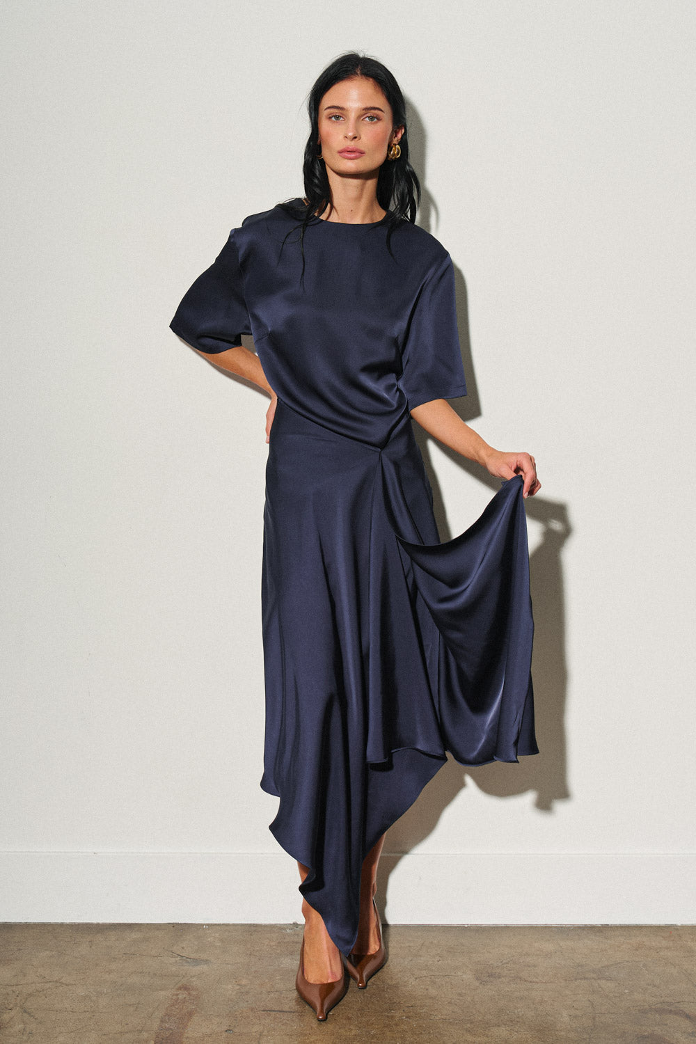 Veronika Dress Navy