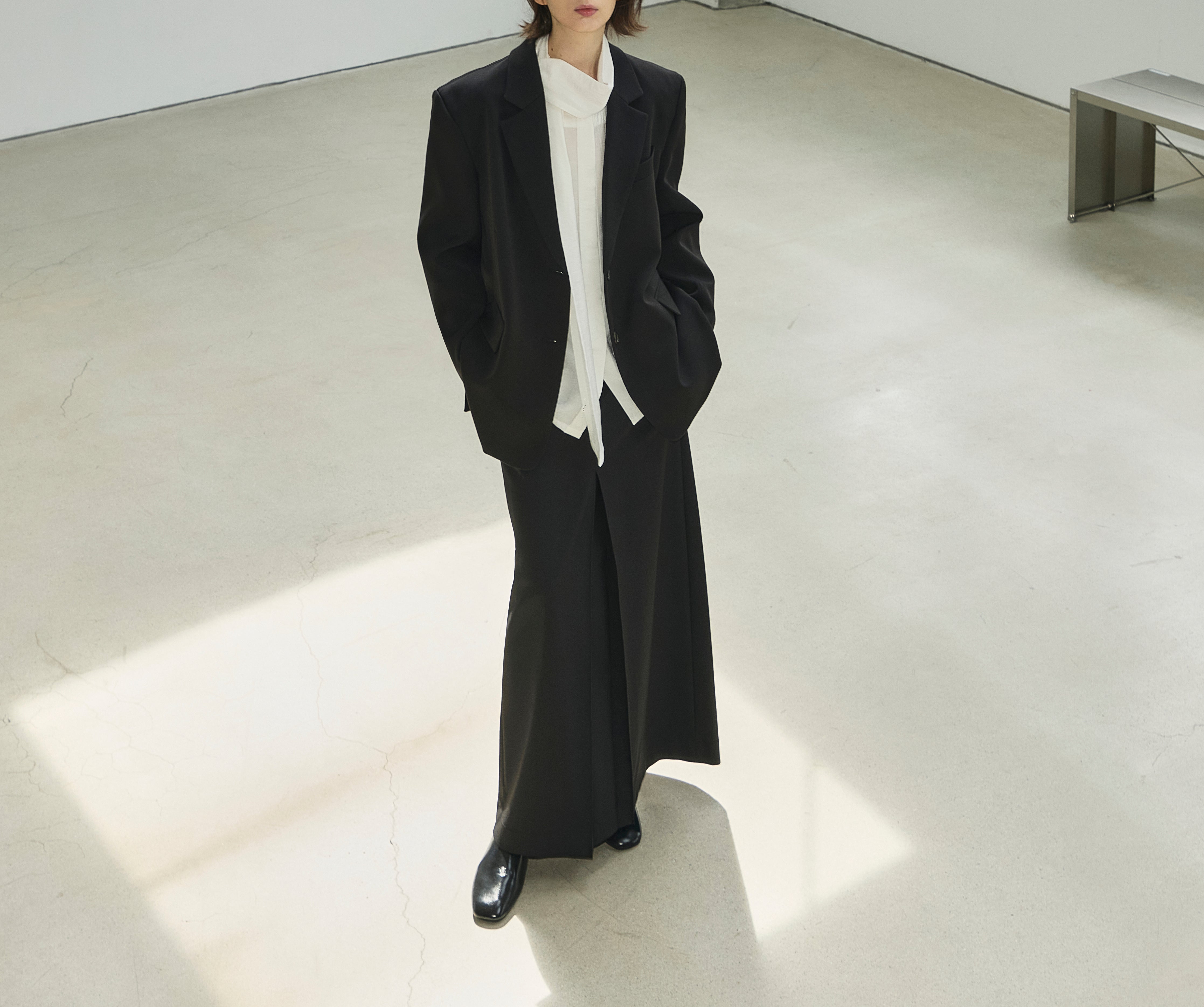 Divided Maxi Skirt Black