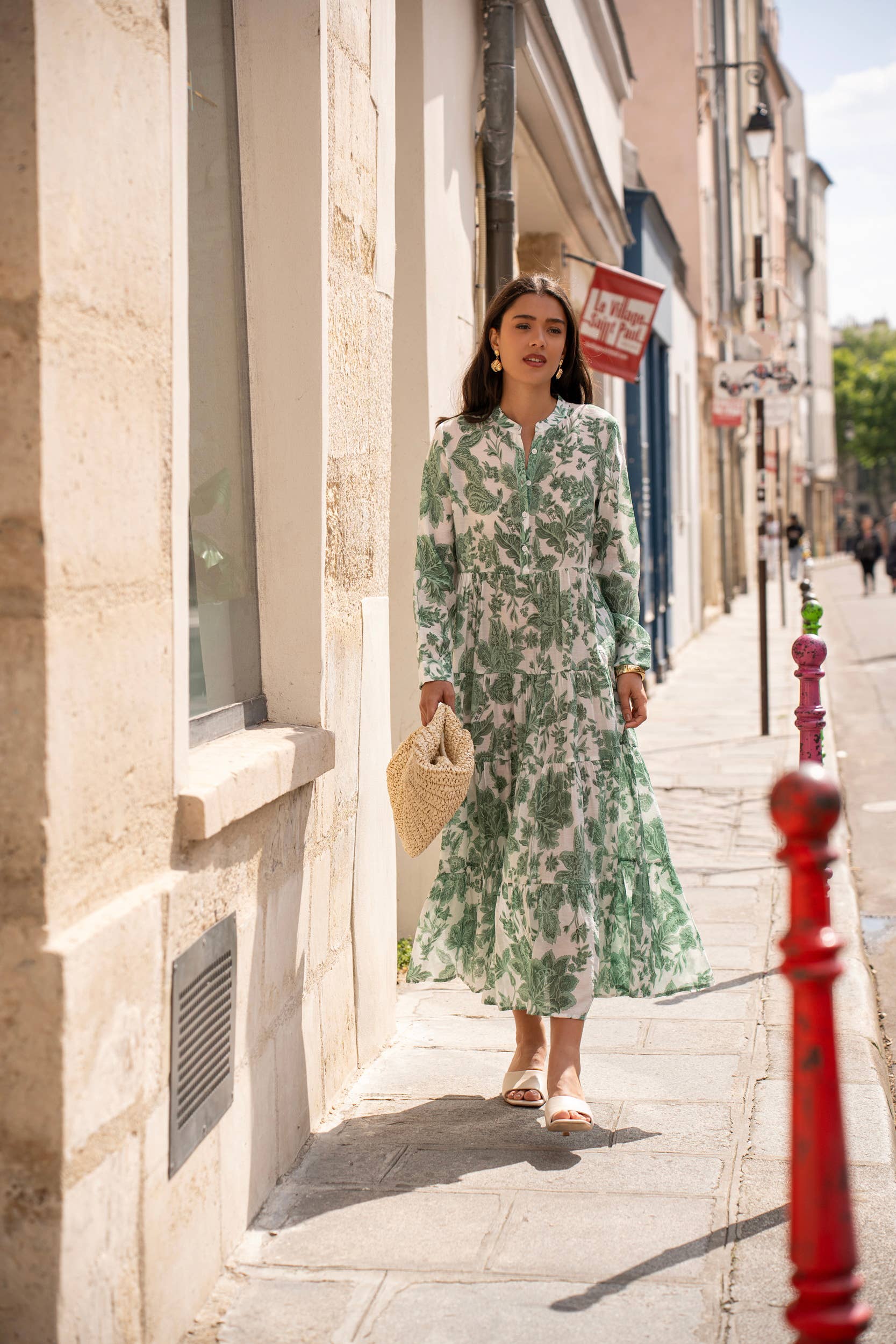 Marbella Silk Dress - Multi