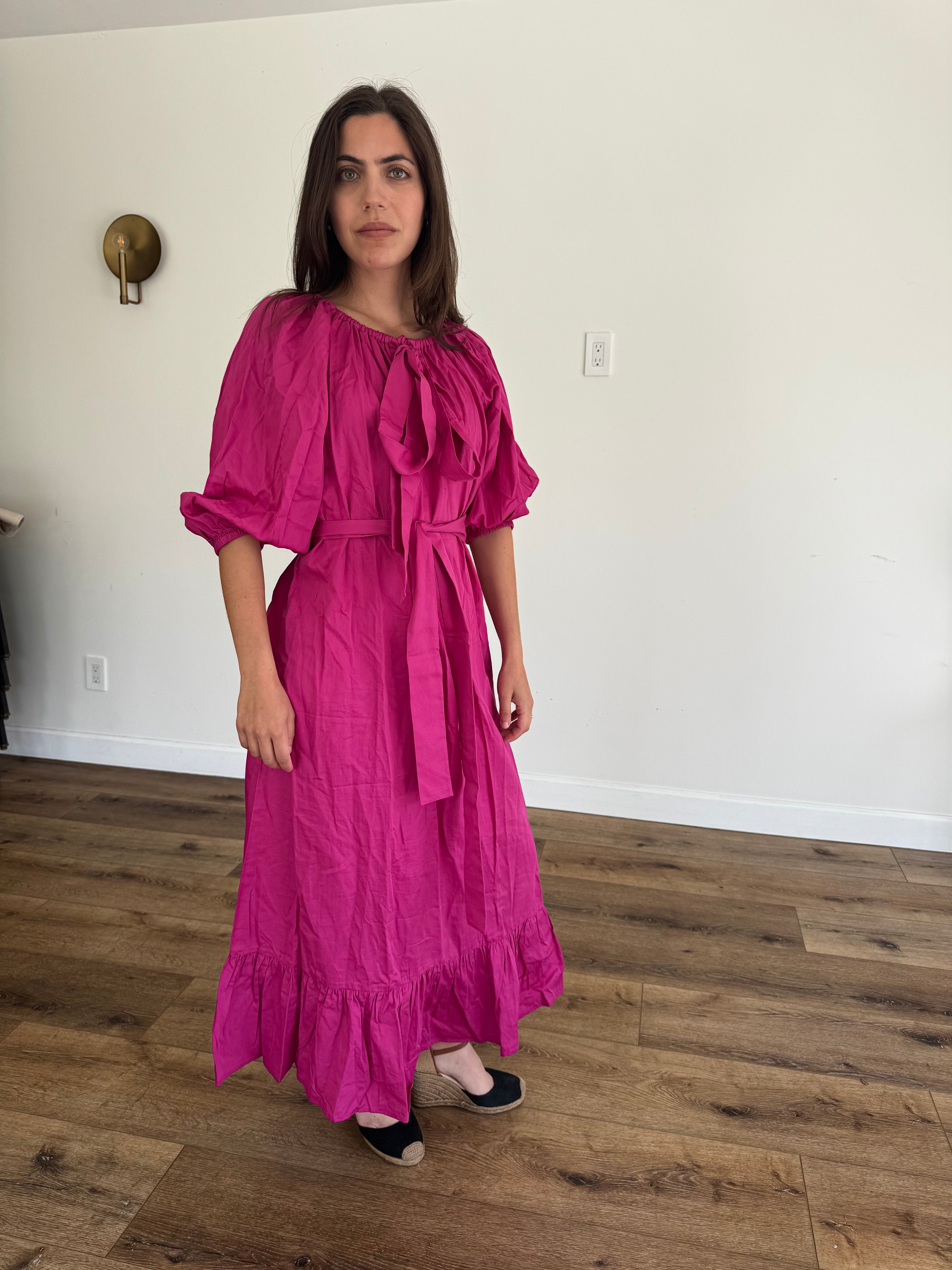 Gabriella Maxi Dress - Fuschia