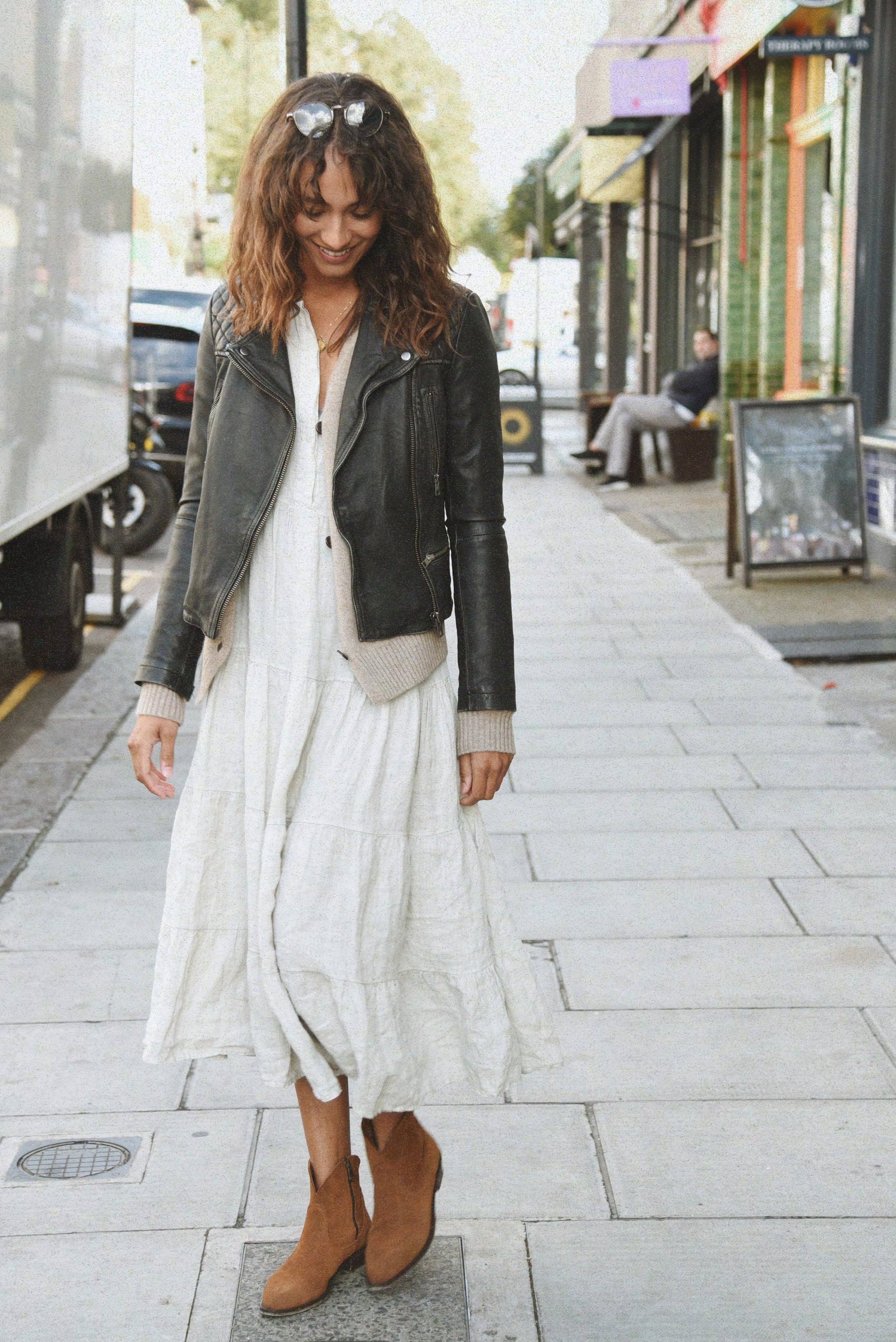 The Mara Dress - Moon