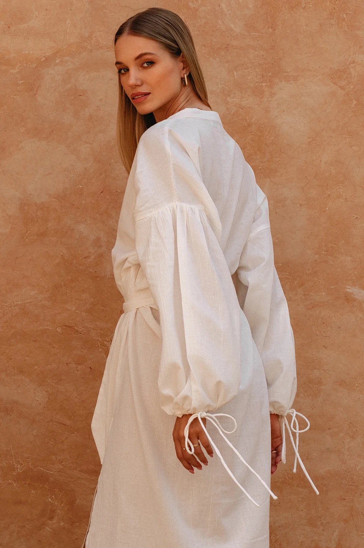 Denise Kimono Dress  - Ivory