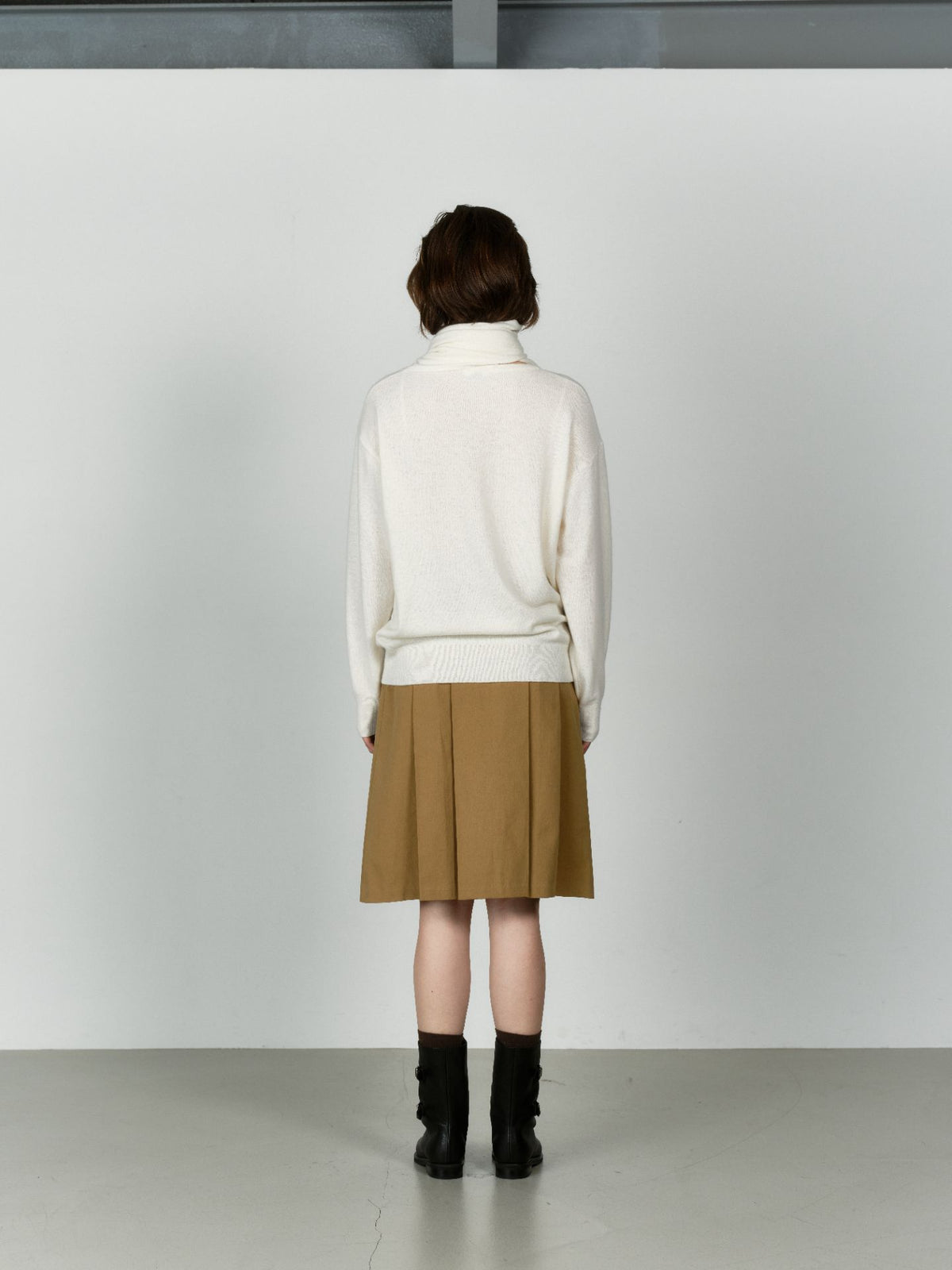 Ellis Pleated Skirt - Camel
