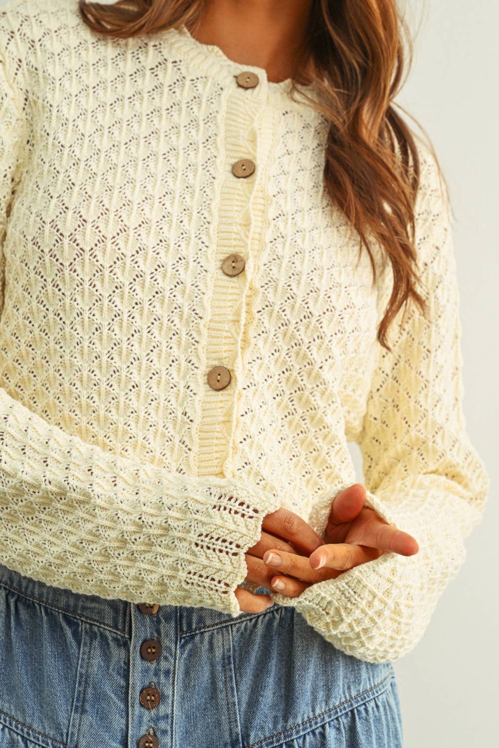 The Scallop Cardigan