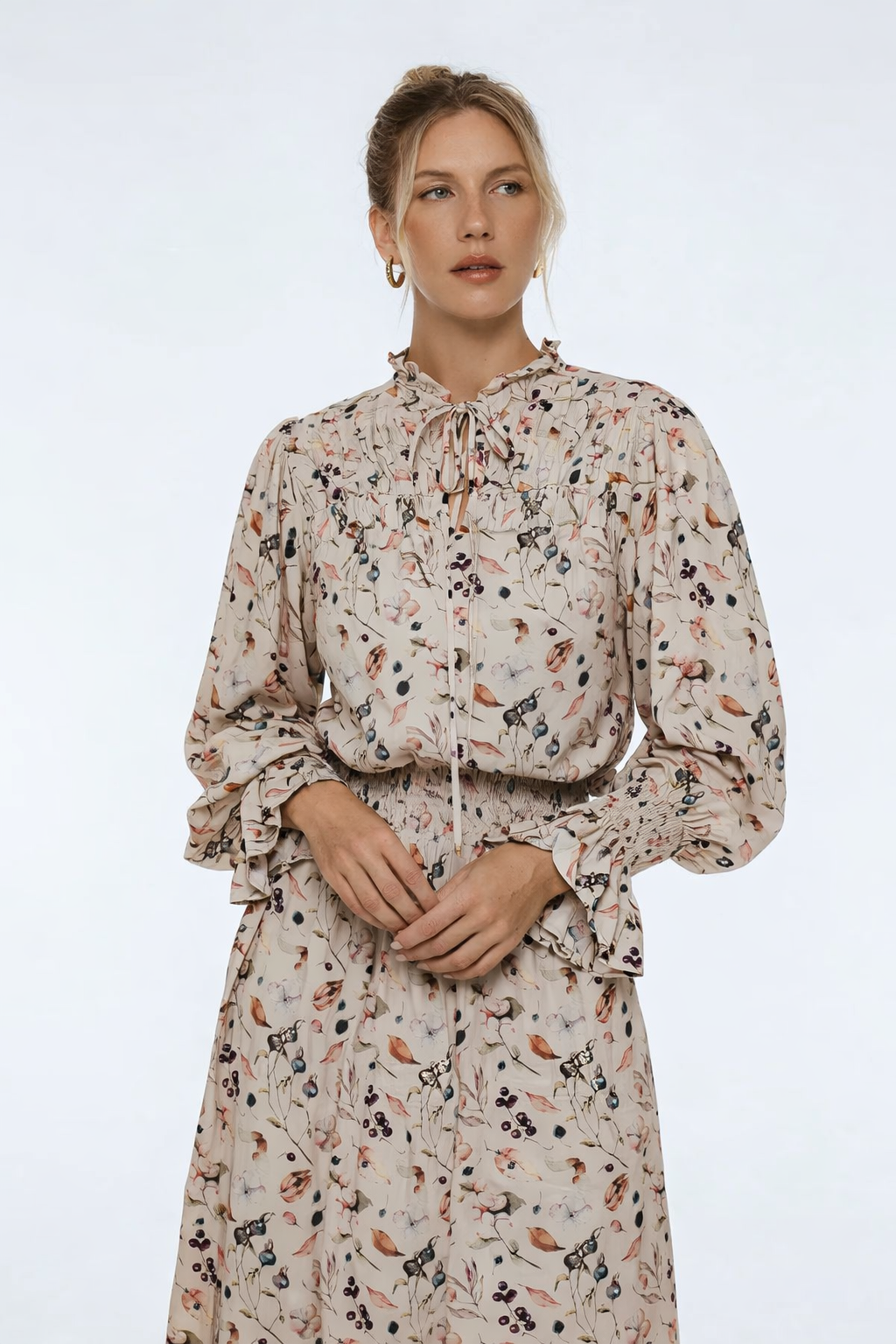 White Lotus Dress - Multi