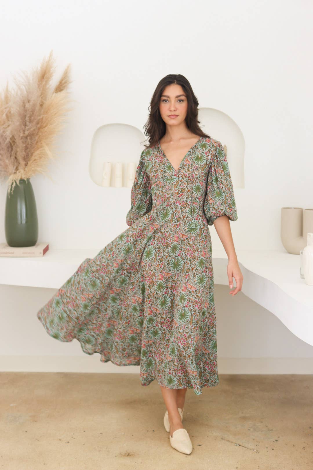Palm Springs Kaftan Dress
