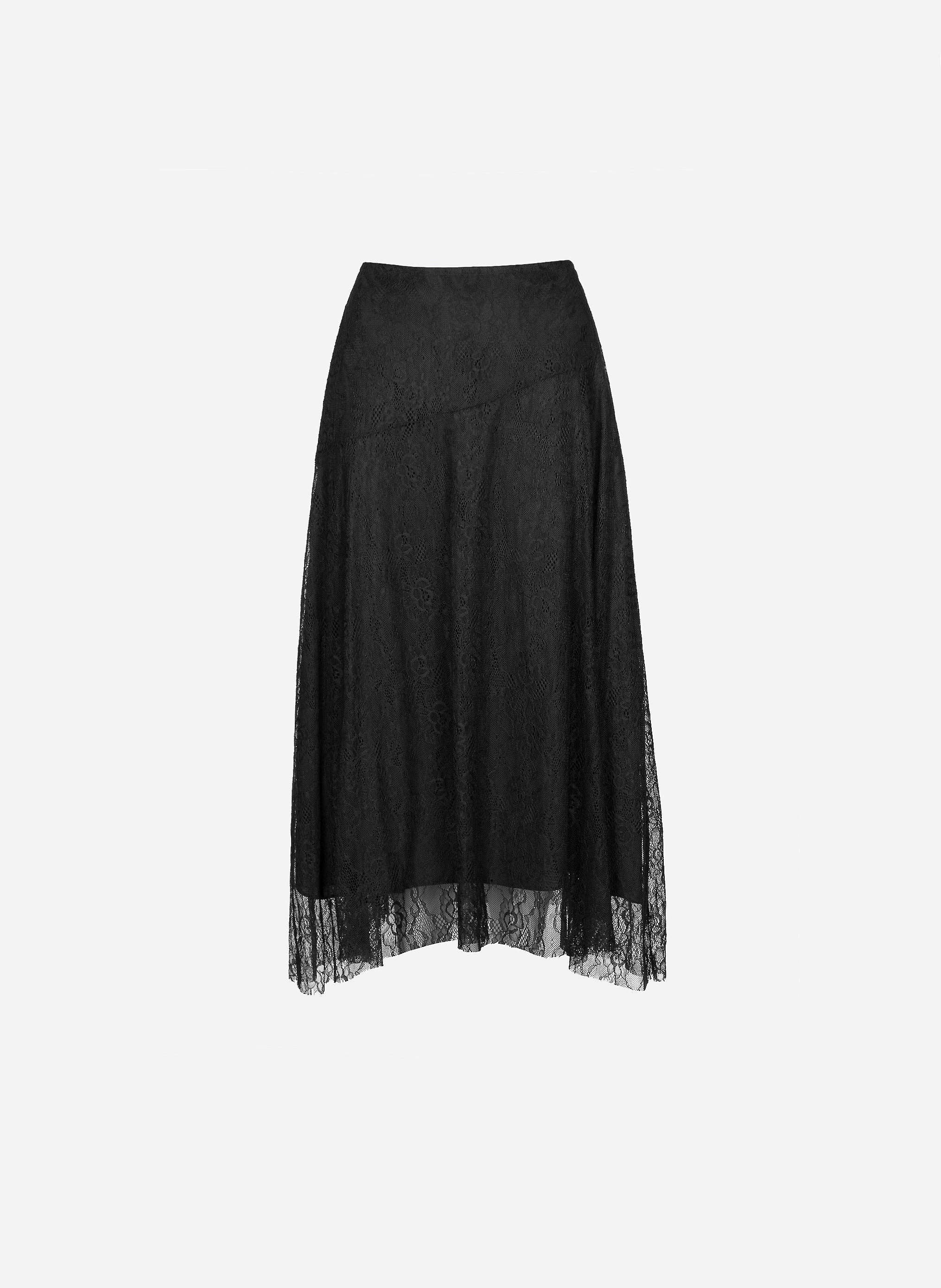 Juney Midi Skirt  - Black
