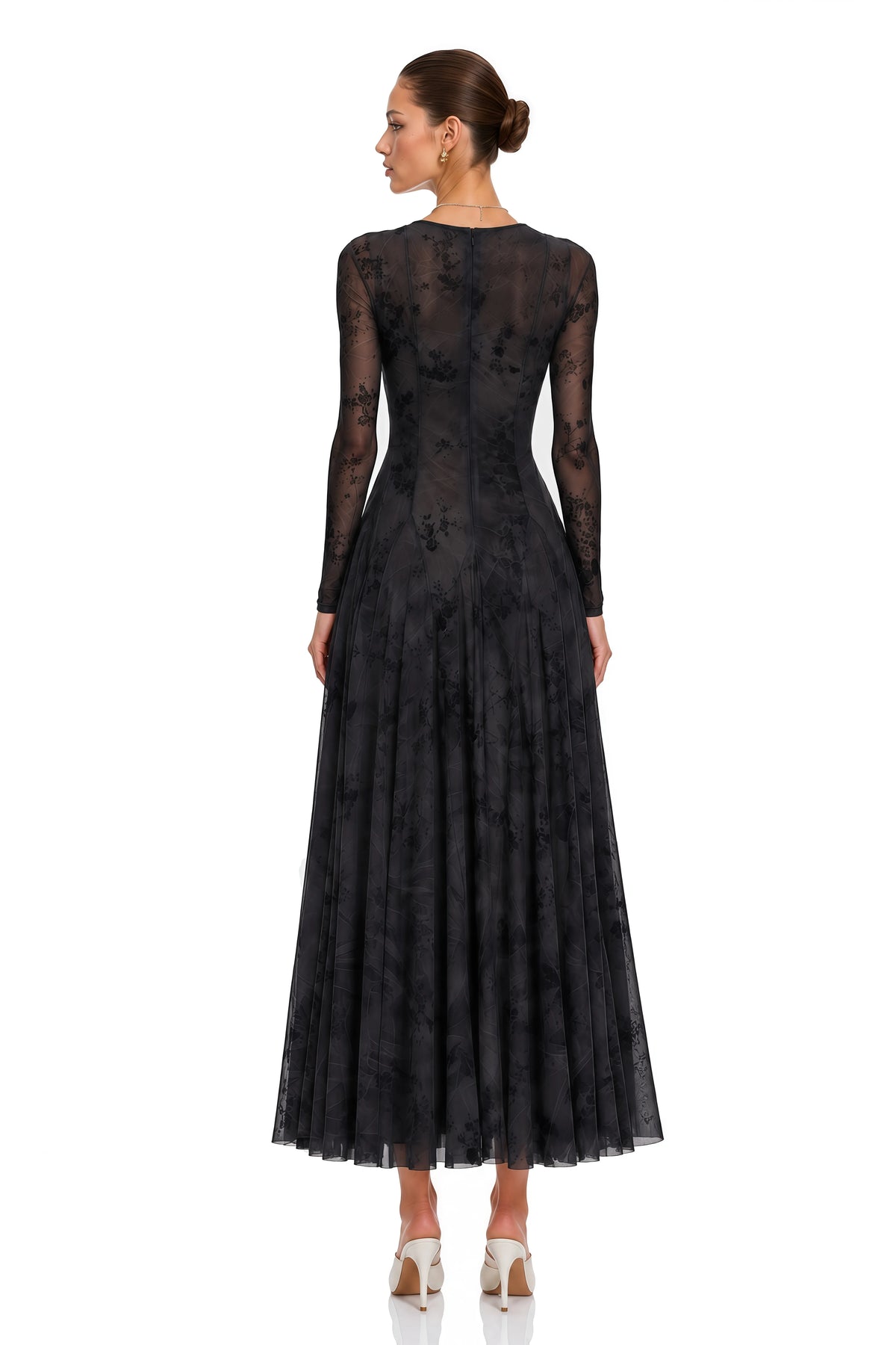 Adrianna Black tulle dress