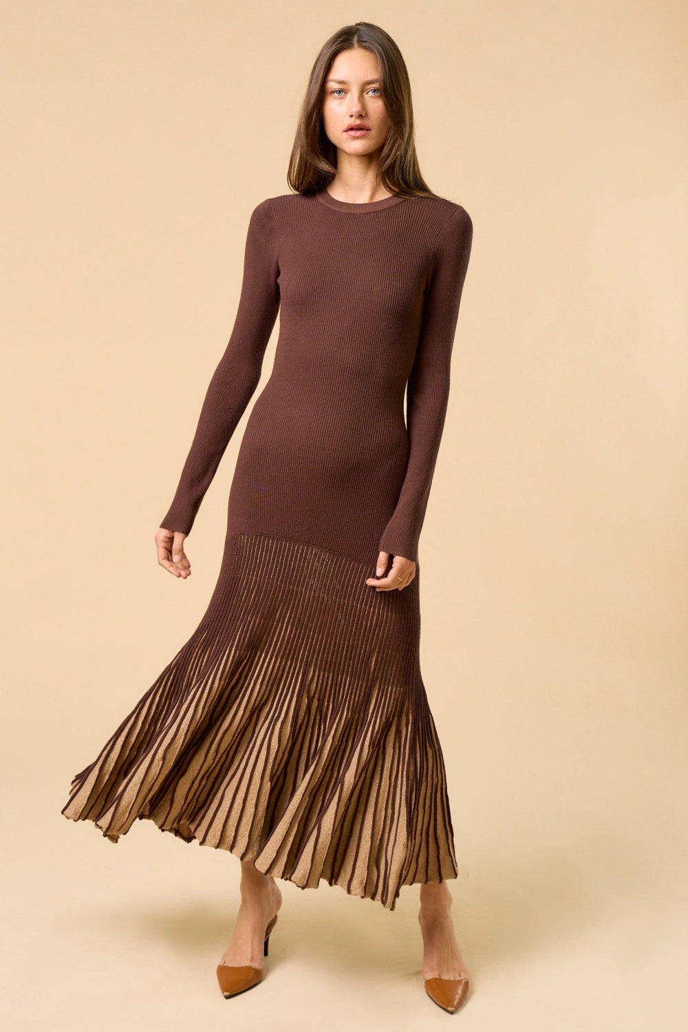 Lela Dress Brown