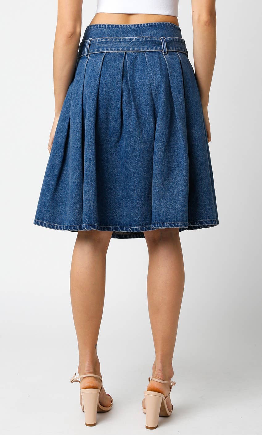 Ingrid Denim Skirt