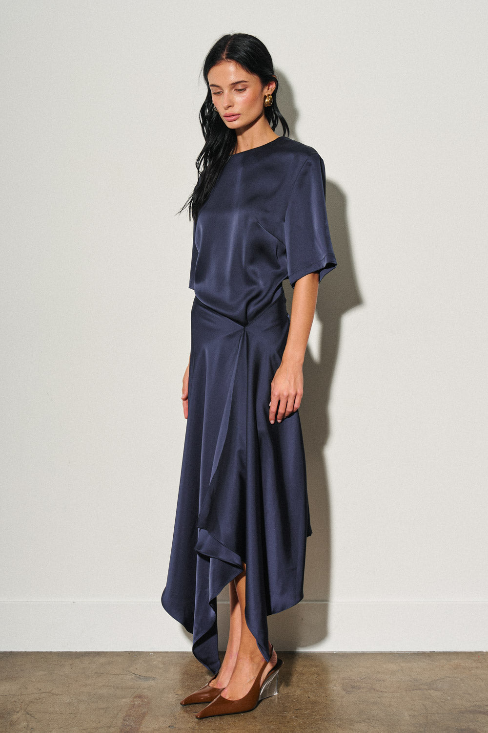 Veronika Dress Navy