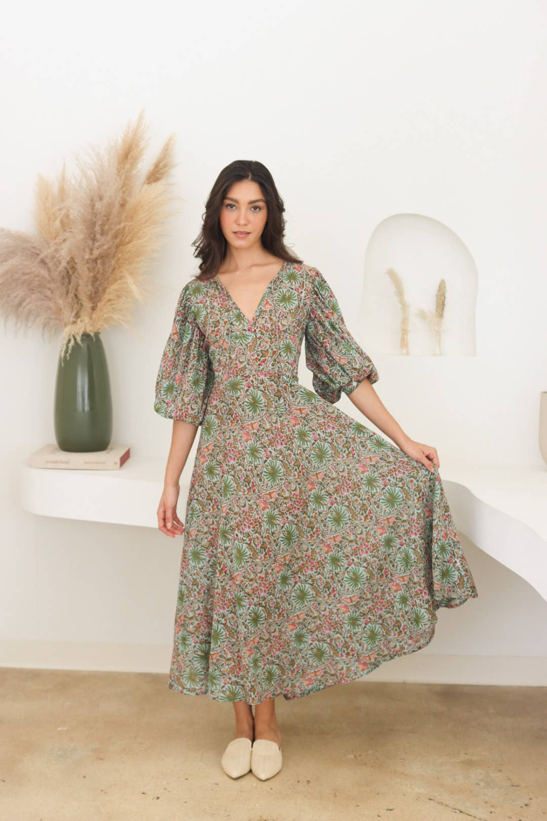 Palm Springs Kaftan Dress
