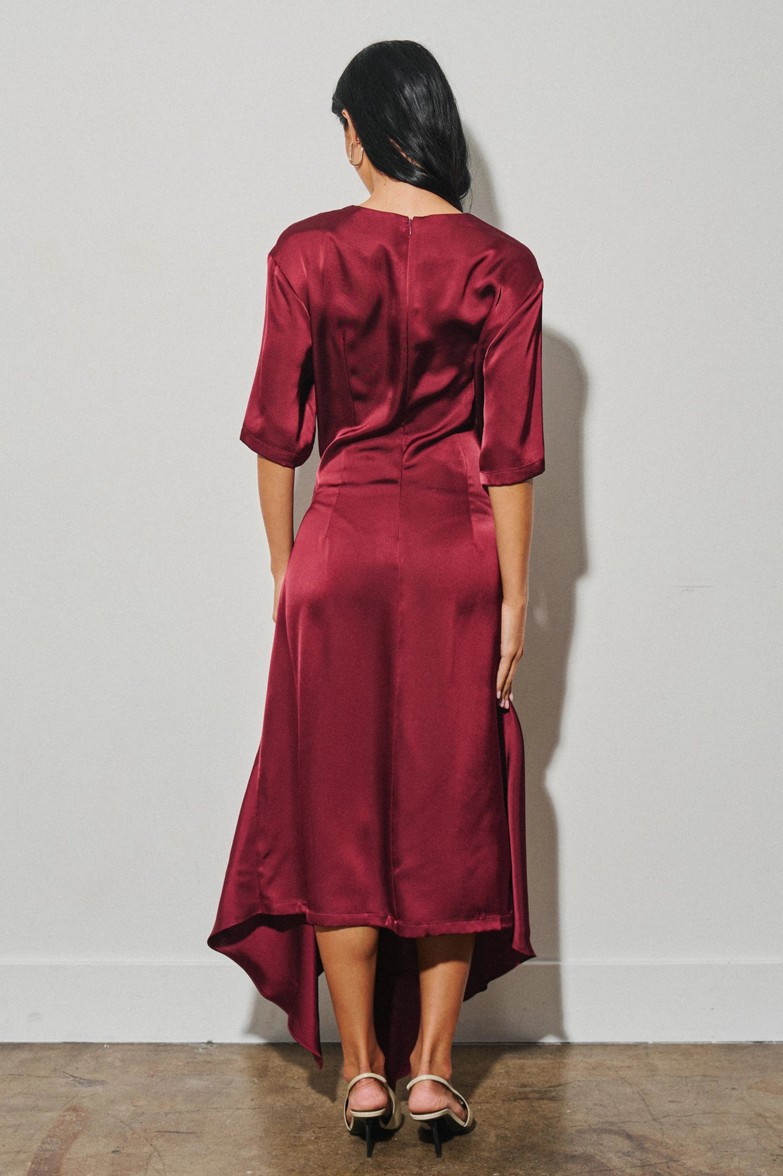 Veronika Dress Burgundy