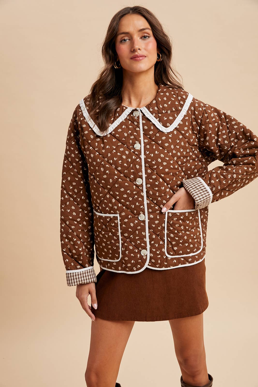 Darling quilted puffer - multi