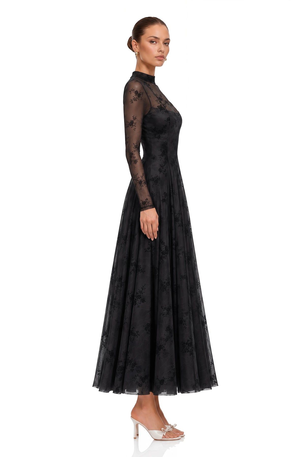 Adrianna Black tulle dress