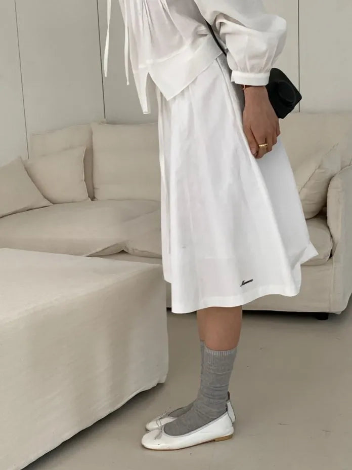 Bubble Skirt - white