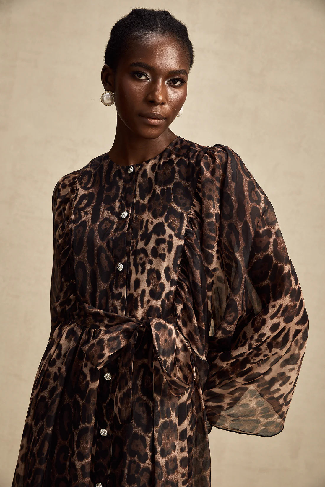 Gisele Leopard Dress