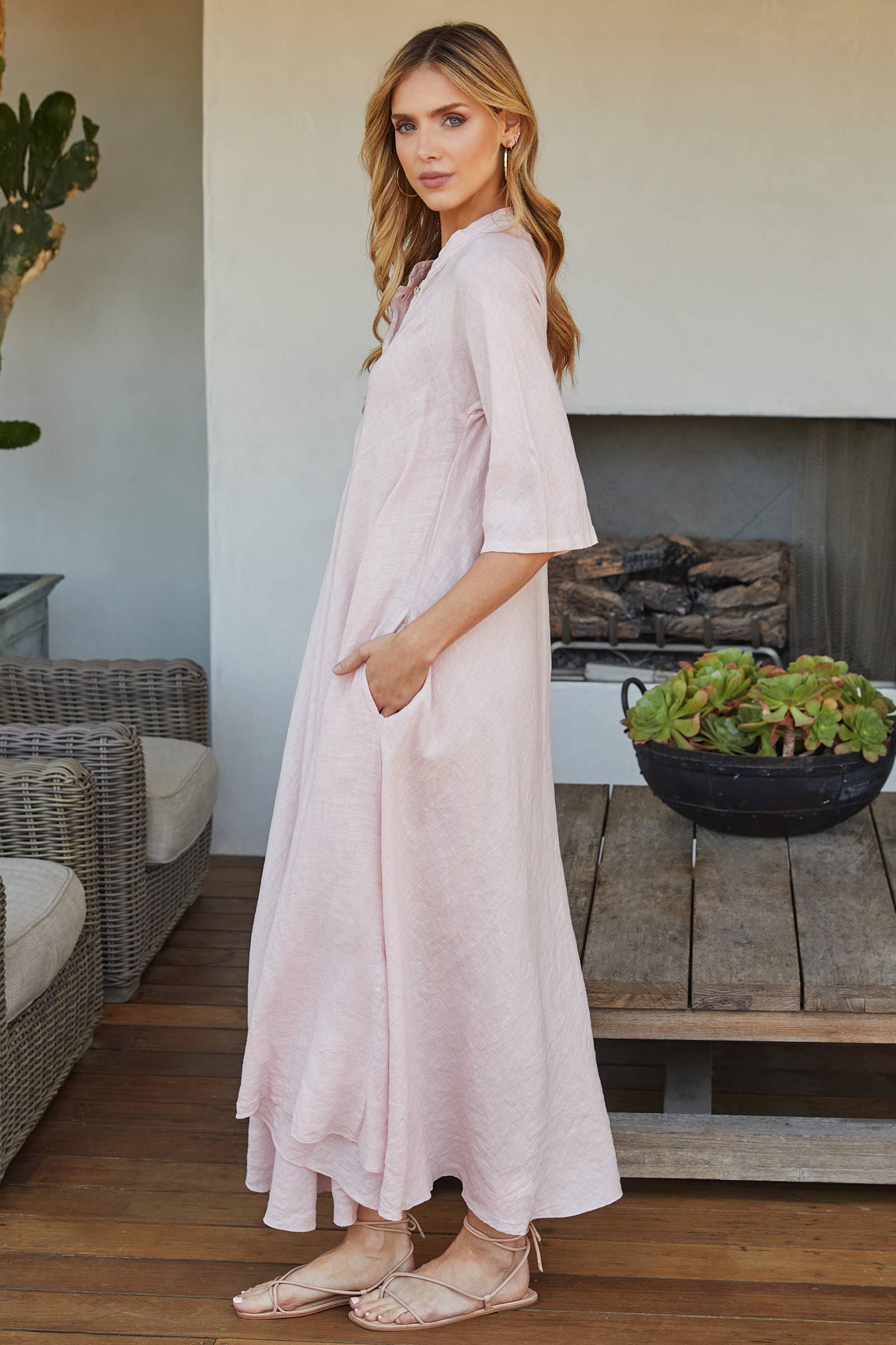 Blanca Linen Dress