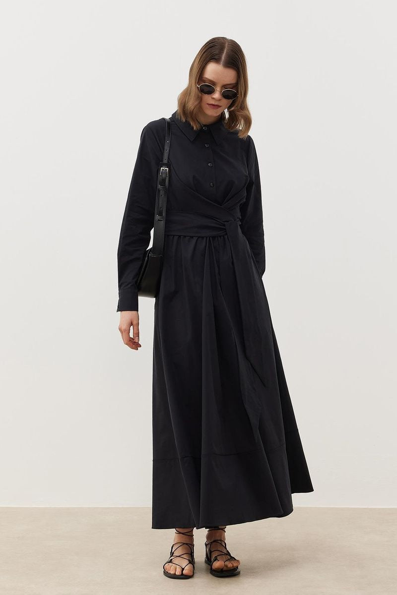 Marni Poplin Collared Dress