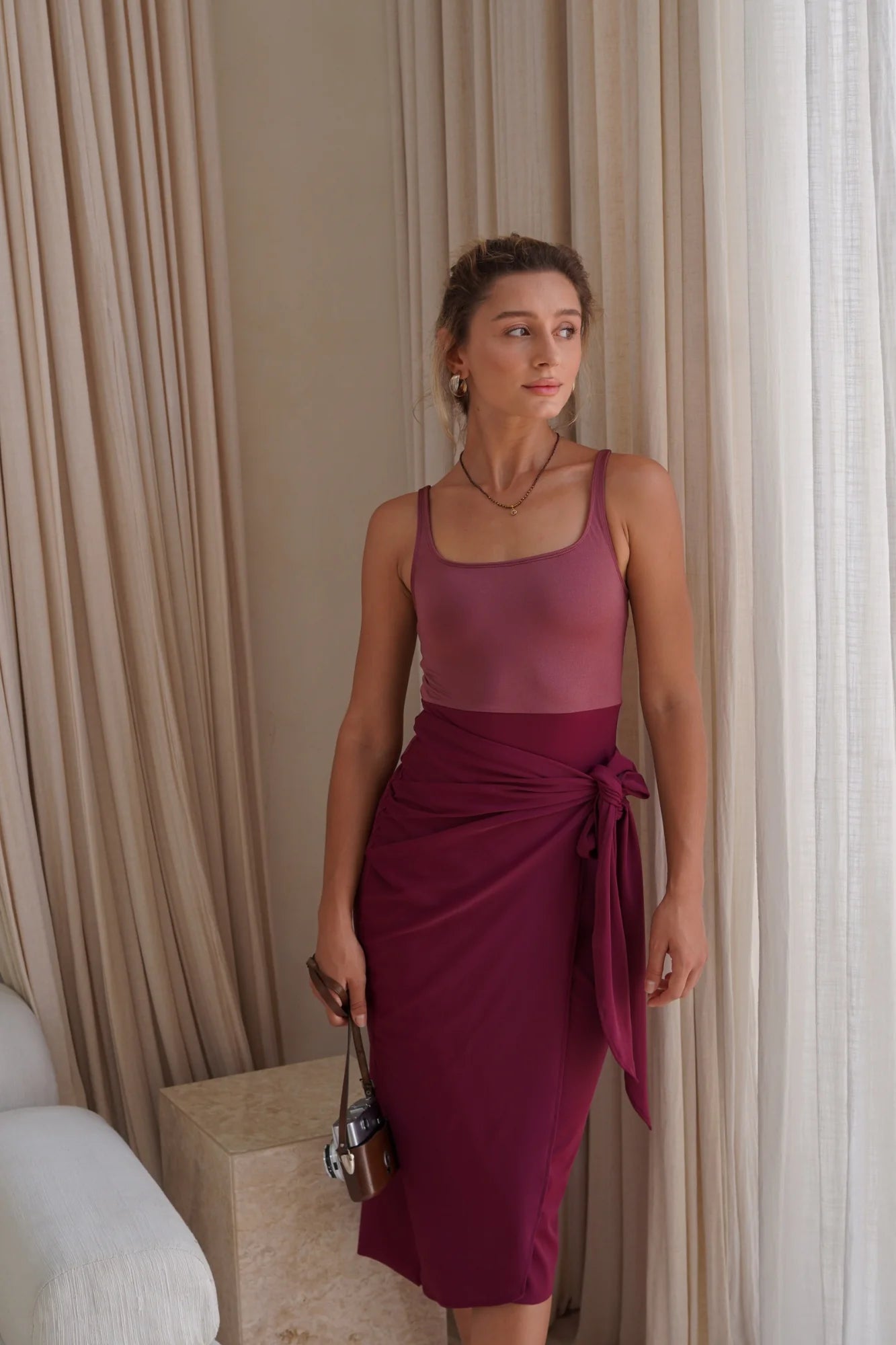 Naya Swimsuit 2.0 with Elina Skirt- multi