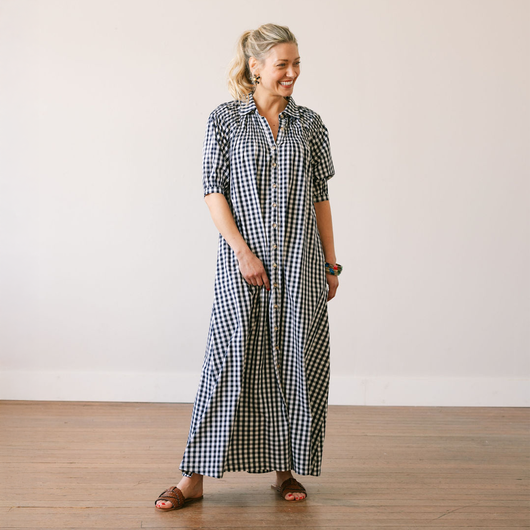 Oasis Dress - Navy