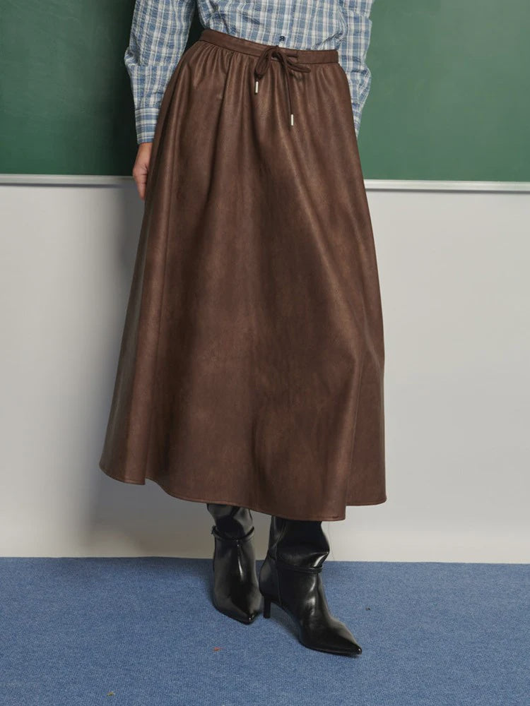 Max Faux leather Skirt
