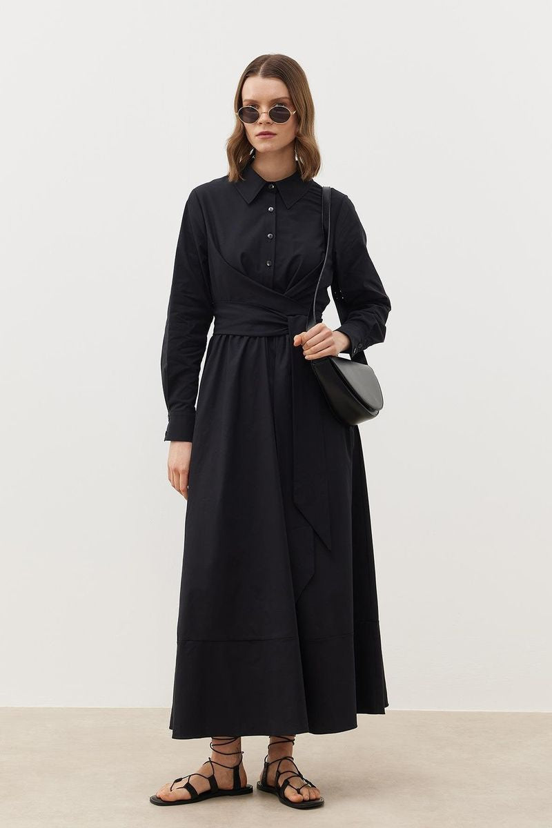 Marni Poplin Collared Dress