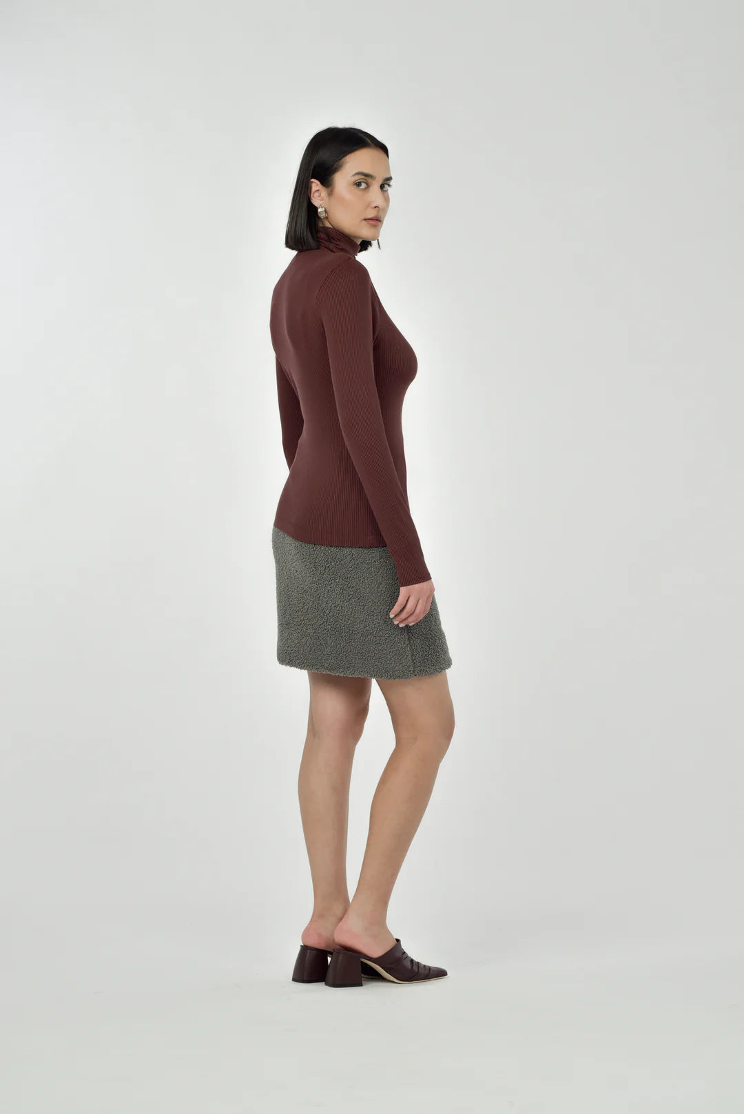 Cynthia Turtleneck Truffle