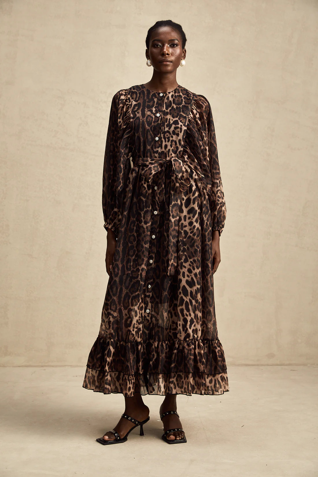 Gisele Leopard Dress