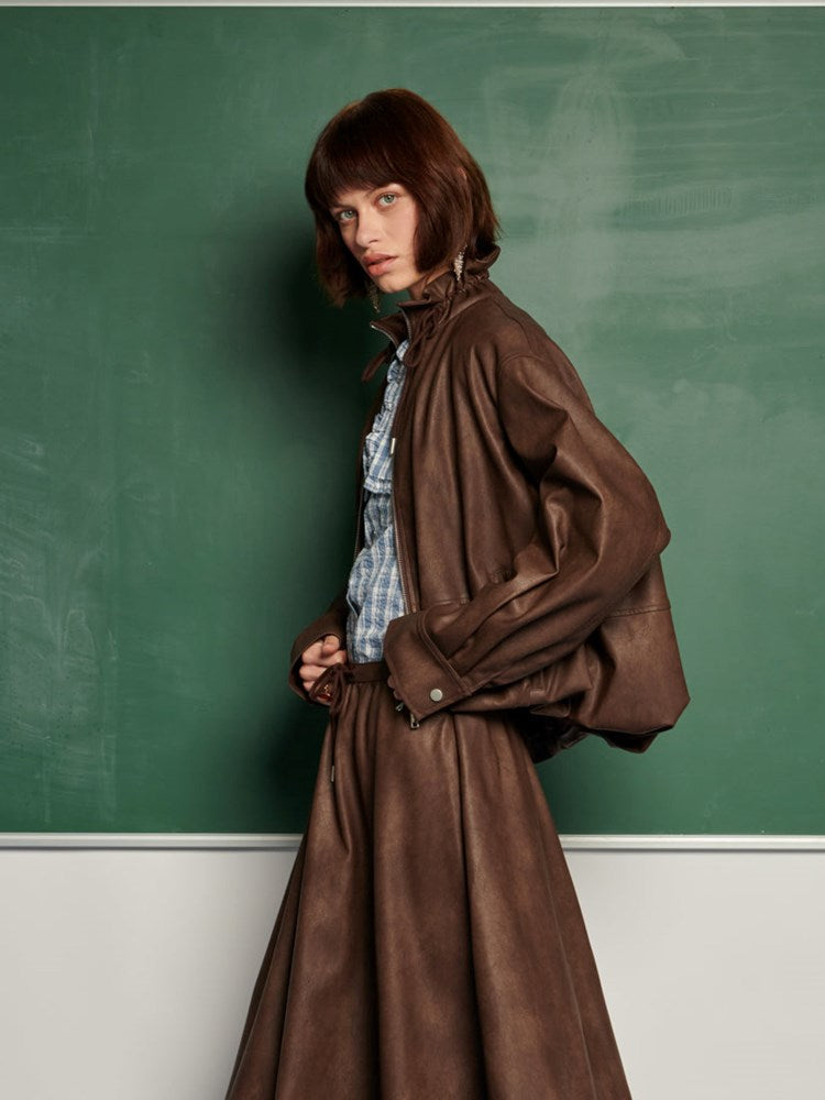 Max Faux leather jacket